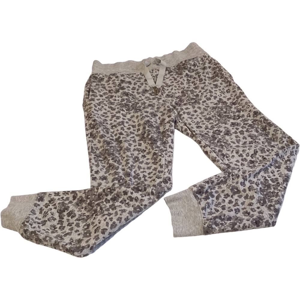 Athleta Women’s Full Zip Jacket With Hoodie & Pant 2Pc Leopard Tracksuit Size M - Picture 15 of 16